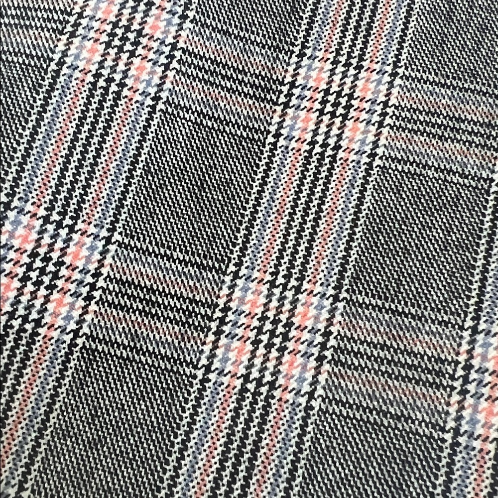 NWT -LOFT- PLAID GRAY SKINNY PANTS 👖 - Picture 7 of 9